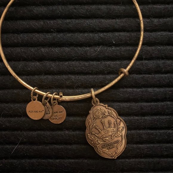 Alex and Ani Mother Mary Bracelet | Gold - Picture 5 of 6